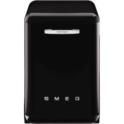 Smeg DF6FABNE2 60cm 50's Style Freestanding Dishwasher in Black